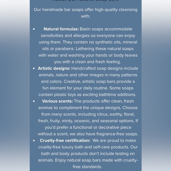 NWT Basin sliced to order artisan glycerin soap shoe inlay design & loofa - Picture 14 of 16